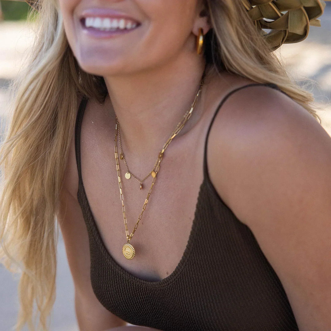 Thessalya | Buddha 18k Gold Necklace